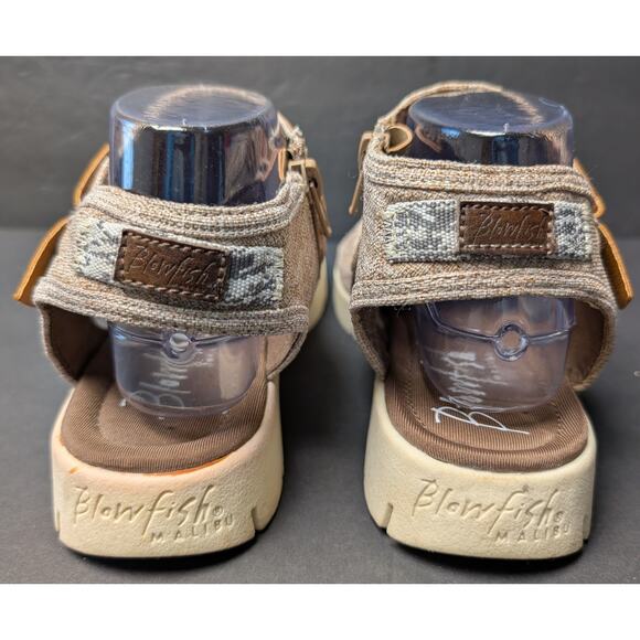 Blowfish Malibu Gladiator Sandals WOMENS SIZE 9 Desert Sand Flats Casual Dressy - Picture 4 of 10